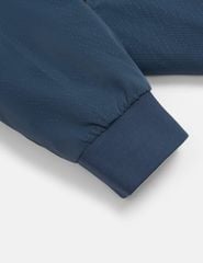 Áo khoác cổ đứng nam in logo trước ngực