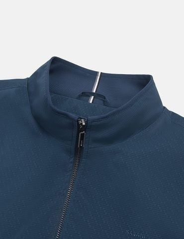 Áo khoác cổ đứng nam in logo trước ngực