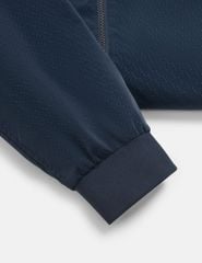 Áo khoác cổ đứng nam in logo trước ngực