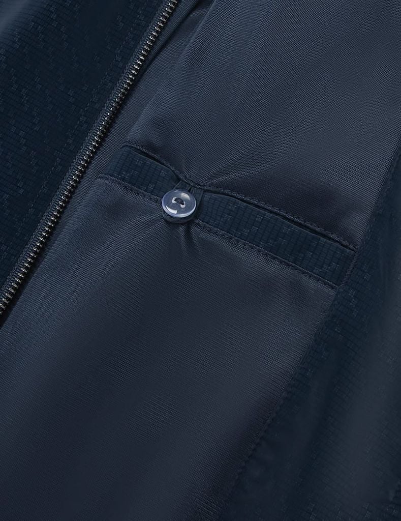 Áo khoác cổ đứng nam in logo trước ngực