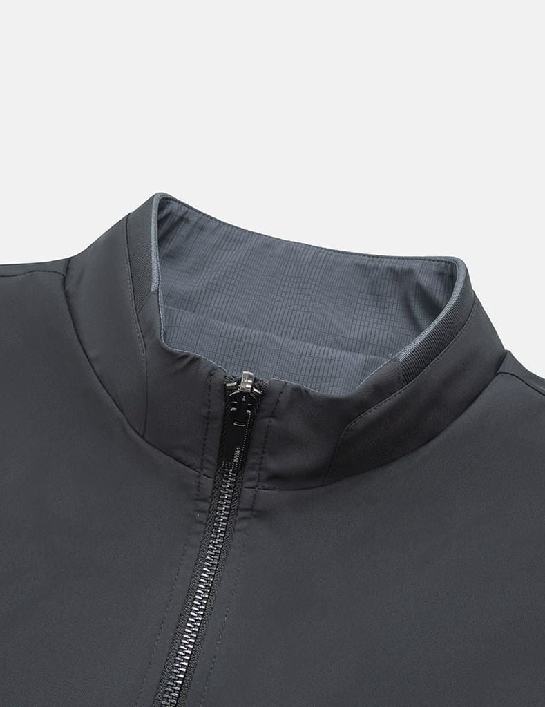 Áo khoác cổ dựng nam lót thường 2 mặt