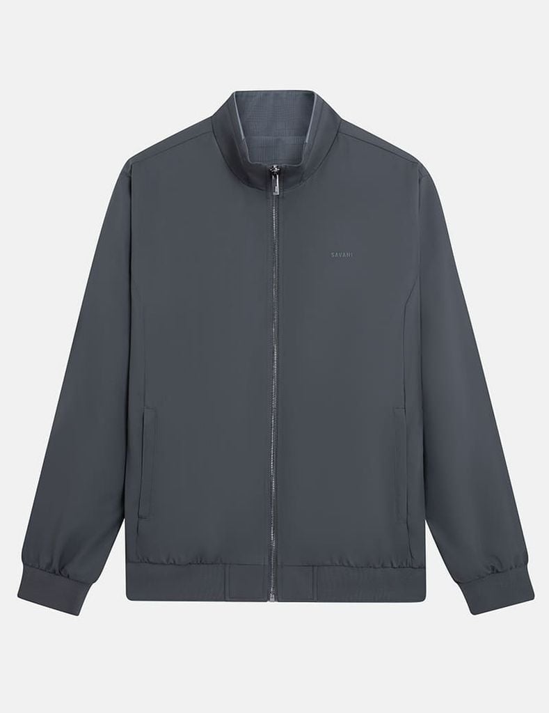 Áo khoác cổ dựng nam lót thường 2 mặt