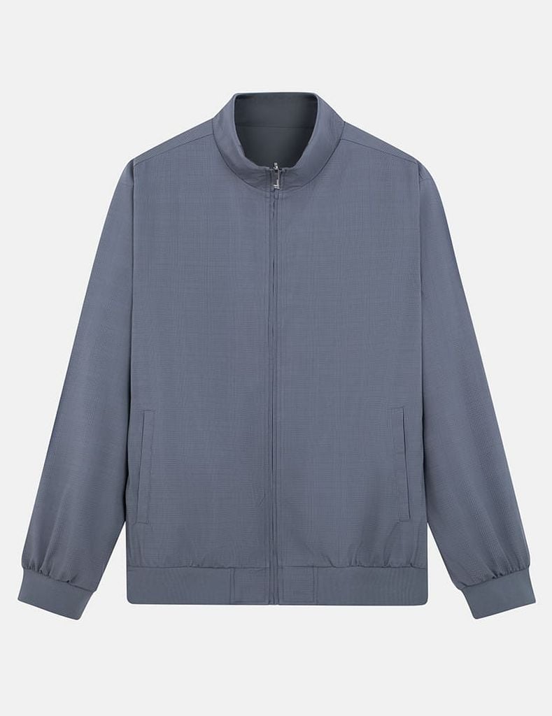 Áo khoác cổ dựng nam lót thường 2 mặt