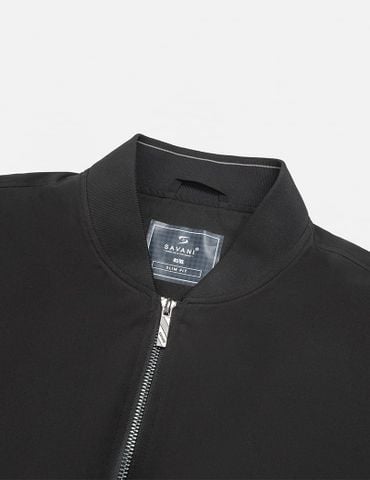 Áo khoác nam lót thường cổ bomber logo trước ngực