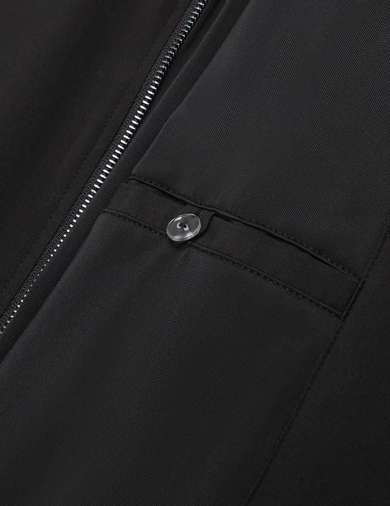 Áo khoác nam lót thường cổ bomber logo trước ngực