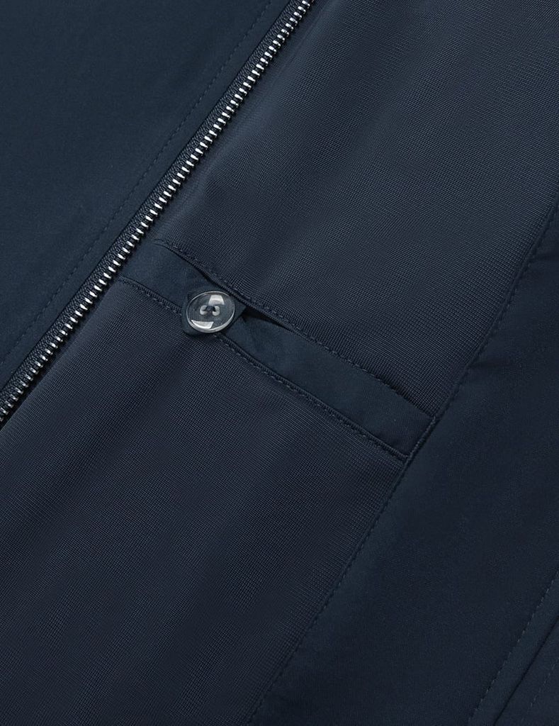 Áo khoác nam lót thường cổ bomber logo trước ngực