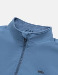 Áo khoác nam lót thường cổ đứng đính logo trước ngực