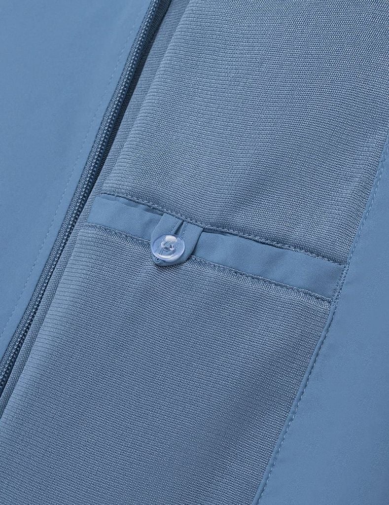 Áo khoác nam lót thường cổ đứng đính logo trước ngực