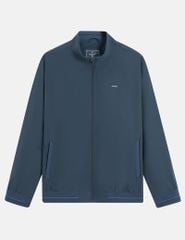 Áo khoác nam lót thường cổ đứng đính logo trước ngực