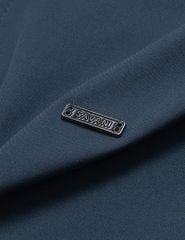 Áo khoác nam lót thường cổ đứng đính logo trước ngực