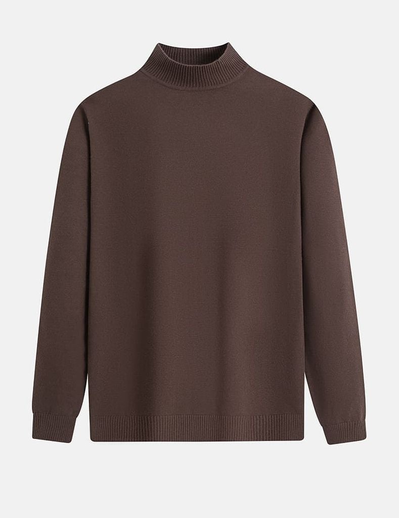 Áo len cổ cao nam