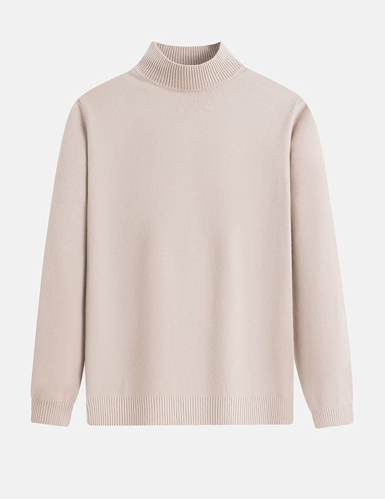 Áo len cổ cao nam