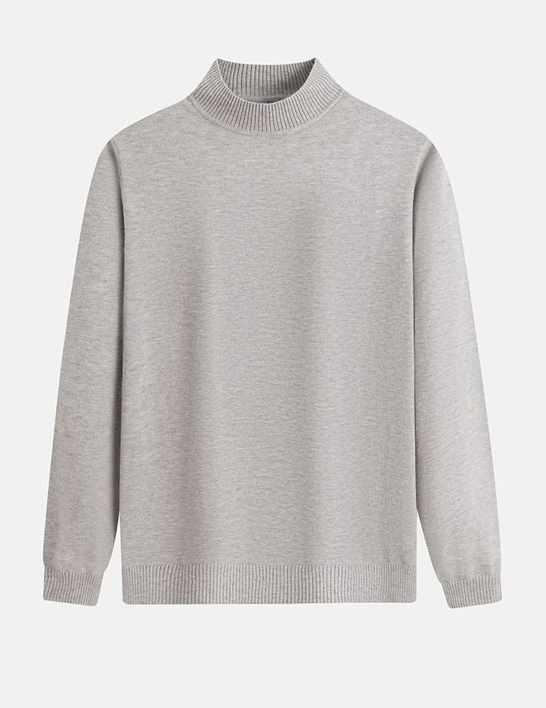 Áo len cổ cao nam