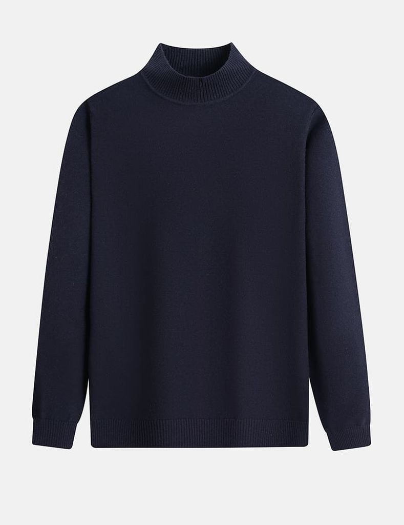 Áo len cổ cao nam