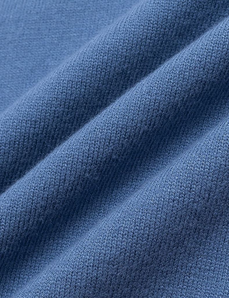 Áo len cổ tròn nam phối màu