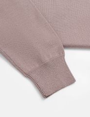 Áo len cổ tròn nam phối màu