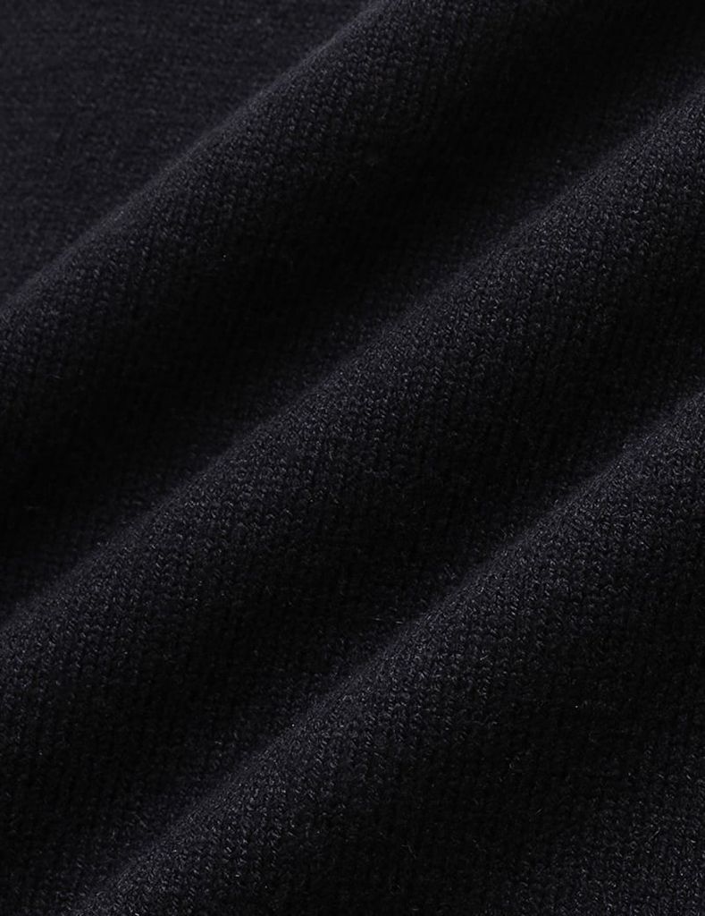 Áo len cổ tròn nam phối màu