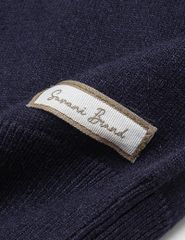 Áo len cổ tròn nam phối màu