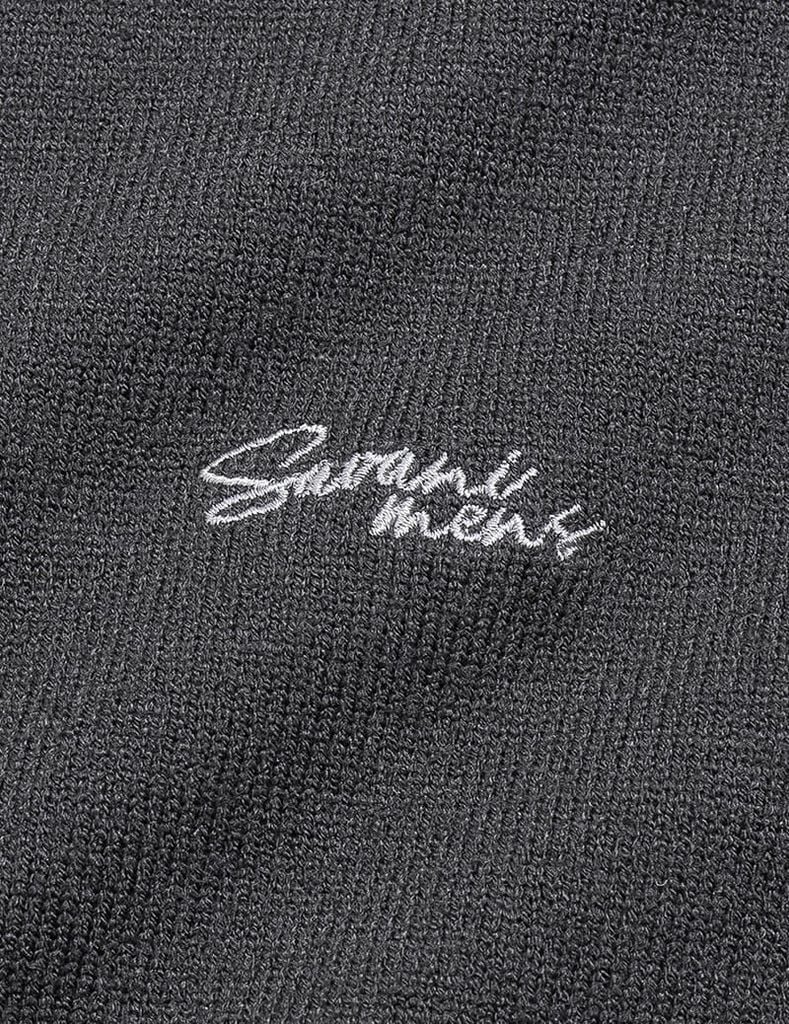 Áo len cổ tròn nam line cổ tay áo