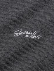 Áo len cổ tròn nam line cổ tay áo