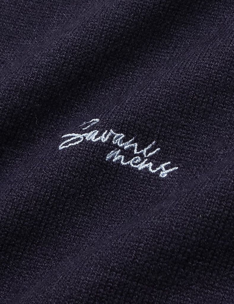 Áo len cổ tròn nam line cổ tay áo