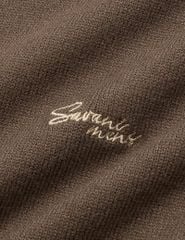 Áo len cổ tròn nam line cổ tay áo