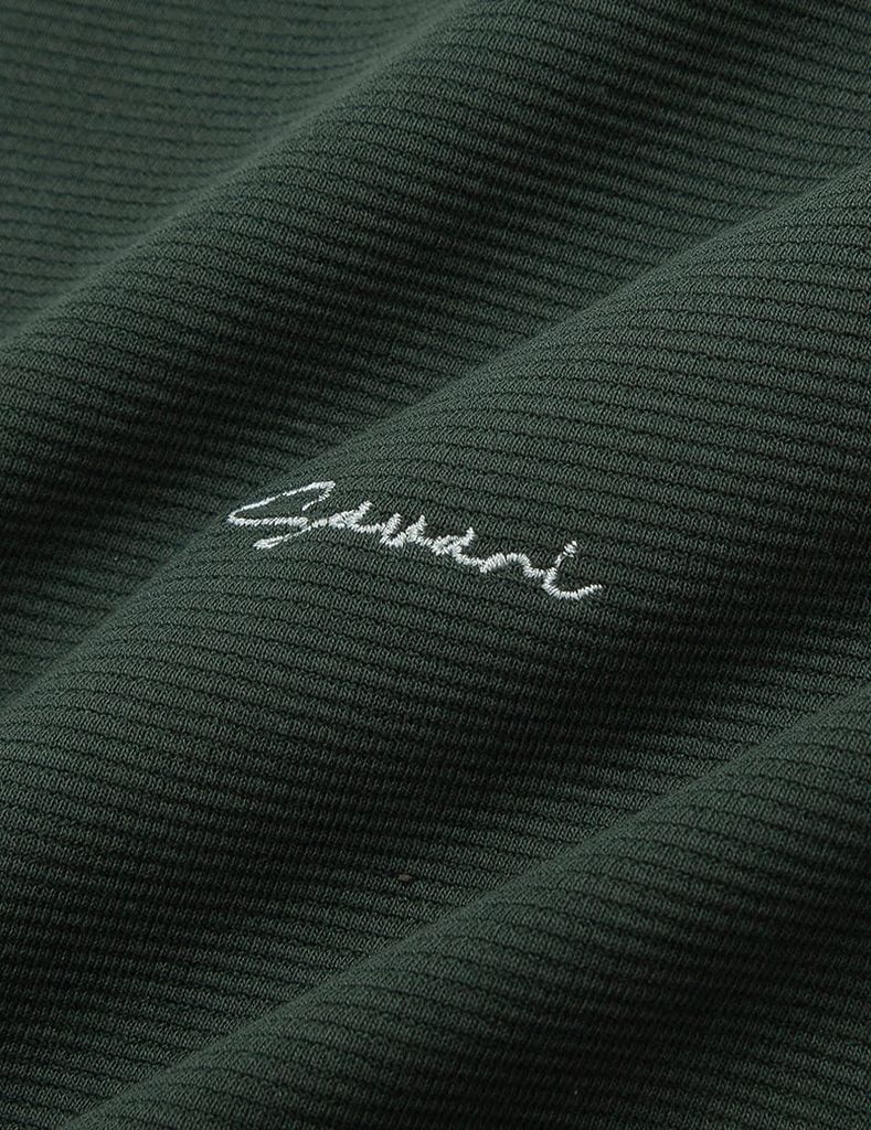 Áo nỉ cổ tròn nam in hai tay