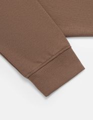 Áo nỉ cổ tròn nam in hai tay