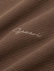 Áo nỉ cổ tròn nam in hai tay