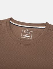 Áo nỉ cổ tròn nam in hai tay