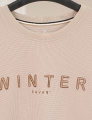 Áo nỉ cổ tròn nam hình thêu trước ngực