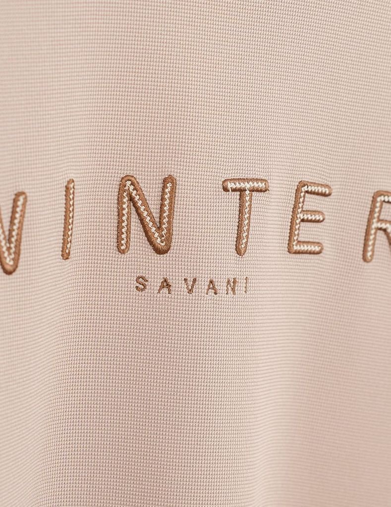 Áo nỉ cổ tròn nam hình thêu trước ngực