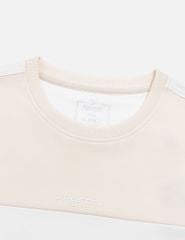 Áo nỉ nam cổ tròn phối màu thân trước