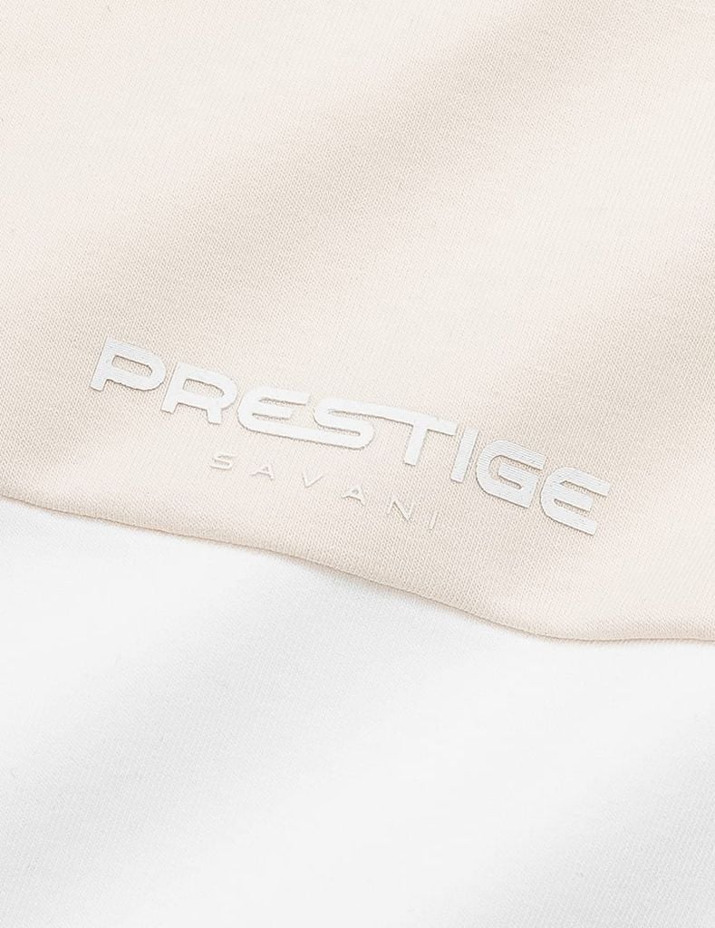 Áo nỉ nam cổ tròn phối màu thân trước