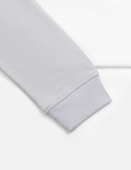 Áo nỉ nam cổ tròn phối màu thân trước