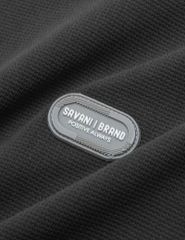 Áo nỉ nam cổ tròn mác cao su ngực