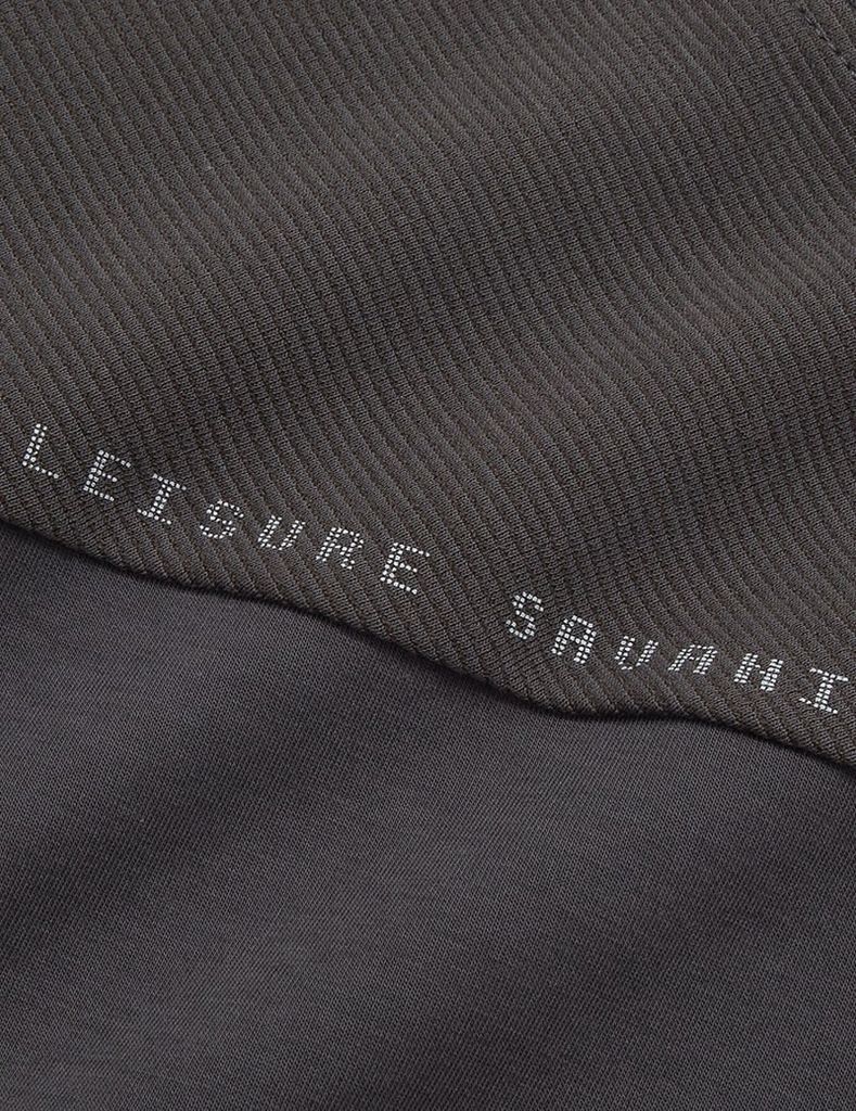 Áo nỉ cổ tròn nam phối thân trên hình in ngang ngực