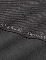 Áo nỉ cổ tròn nam phối thân trên hình in ngang ngực