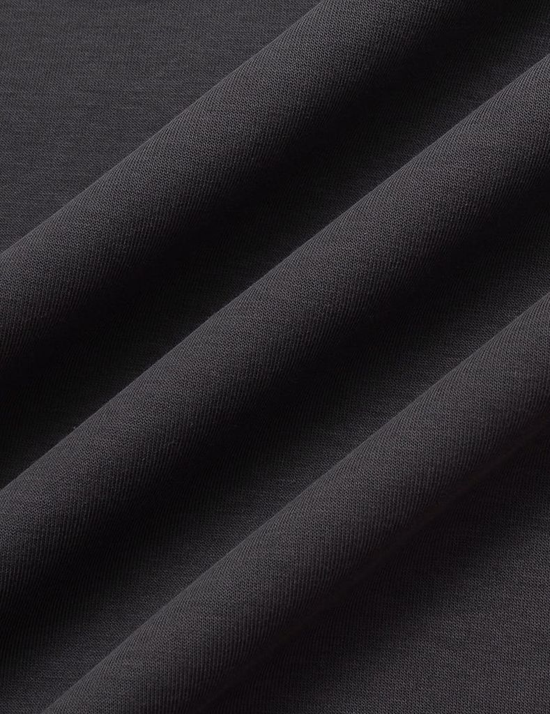 Áo nỉ cổ tròn nam phối thân trên hình in ngang ngực