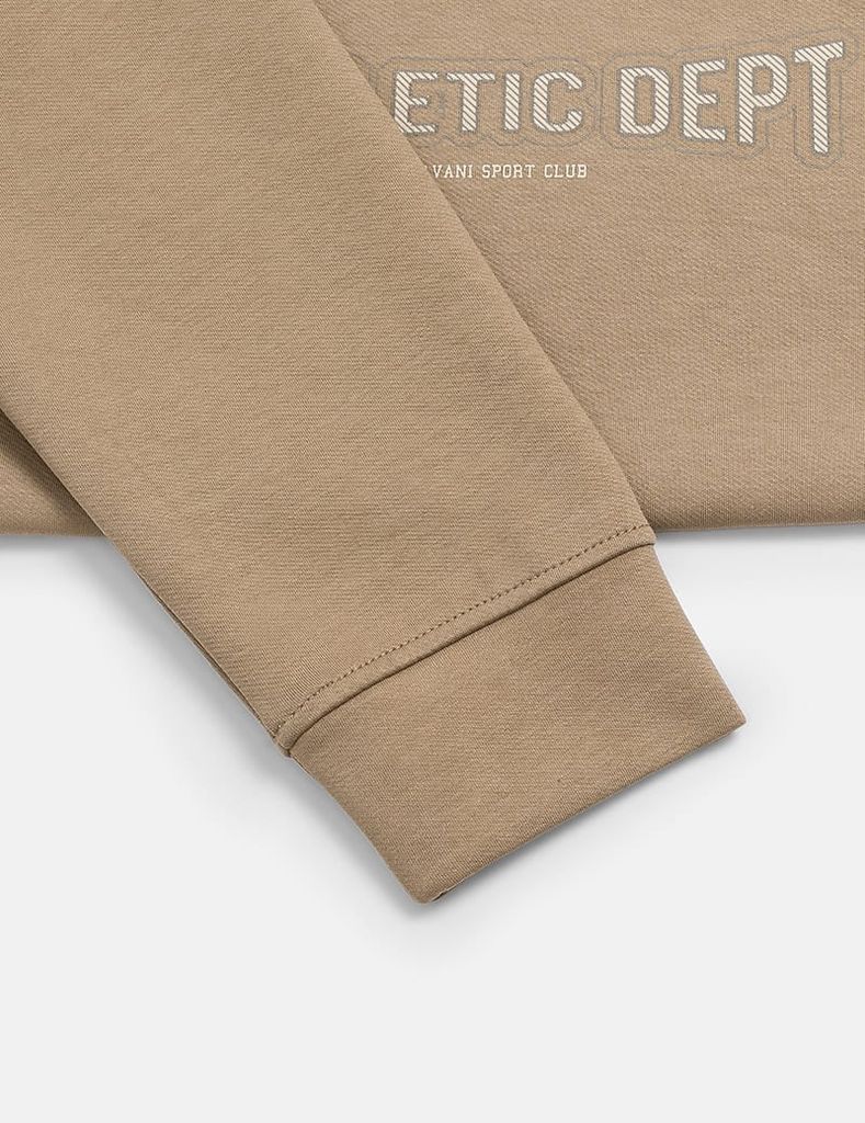 Áo nỉ cổ tròn nam in trước ngực