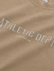 Áo nỉ cổ tròn nam in trước ngực