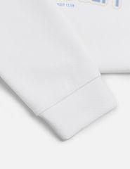 Áo nỉ cổ tròn nam in trước ngực