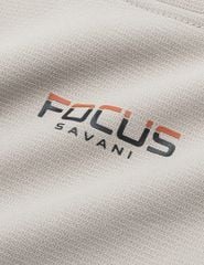 Áo nỉ cổ tròn nam phối lé 2 vai hình in trước ngực