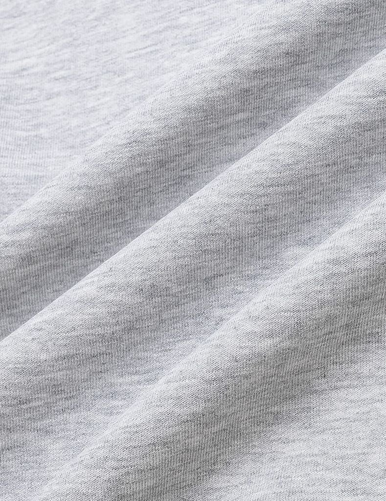 Áo nỉ nam cổ tròn pack cao su