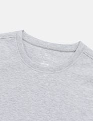 Áo nỉ nam cổ tròn pack cao su