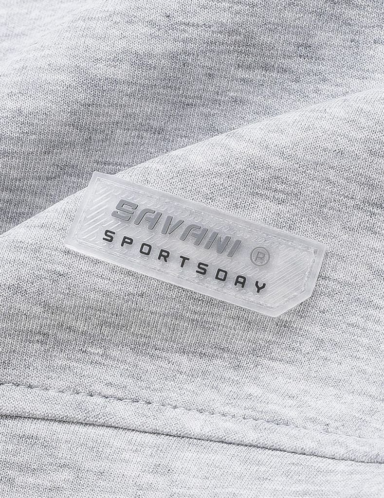 Áo nỉ nam cổ tròn pack cao su