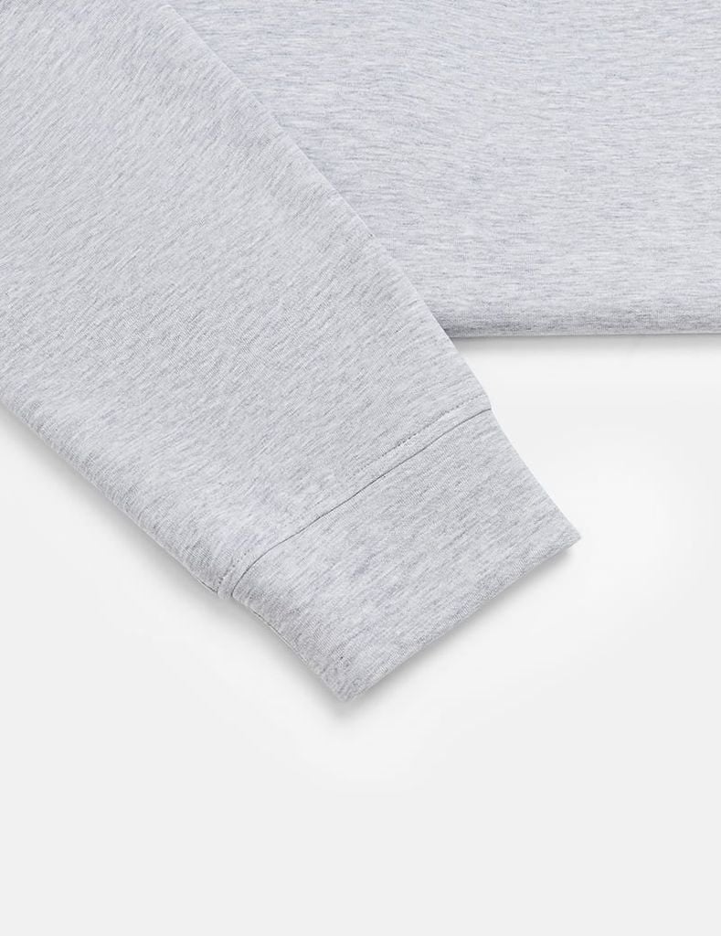 Áo nỉ nam cổ tròn pack cao su