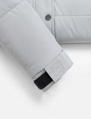 Áo chần bông nam gấu tay dán nhám