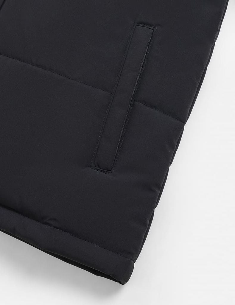 Áo chần bông nam gấu tay dán nhám