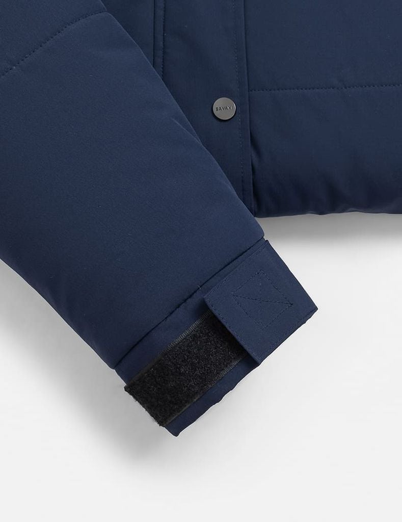 Áo chần bông nam gấu tay dán nhám